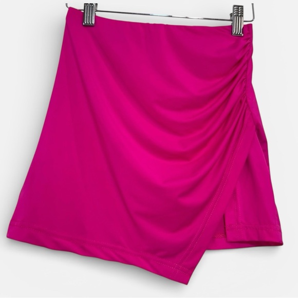 Finesse Hot Pink Fun & Flirty Mini Skirt XS Galentines Date Night Valentines Day - Picture 1 of 8